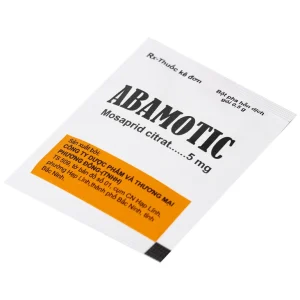 Bột pha uống Abamotic 5mg Phương Đông điều trị các triệu chứng tiêu hóa, viêm dạ dày (30 gói x 0,5g)