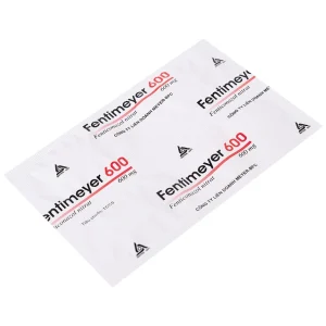 Viên đặt âm đạo Fentimeyer 600 Meyer-BPC điều trị bệnh nấm Candida sinh dục (1 vỉ x 3 viên)