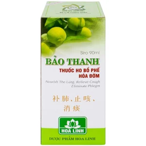 Siro Bảo Thanh Hoa Linh điều trị ho, bổ phế, hóa đờm (90ml)
