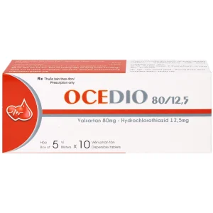 Thuốc Ocedio 80/12,5 VCP điều trị cao huyết áp (5 vỉ x 10 viên)