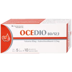 Thuốc Ocedio 80/12,5 VCP điều trị cao huyết áp (5 vỉ x 10 viên)