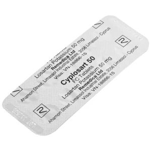 Thuốc Cyplosart 50 Remedica điều trị tăng huyết áp (3 vỉ x 10 viên)