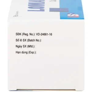 Thuốc Lomazole 5mg US Pharma điều trị bệnh Basedow, nhiễm độc tuyến giáp, cường giáp khi thai nghén (10 vỉ x 10 viên)