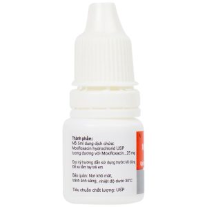 Dung dịch nhỏ mắt Moxikune điều trị các tình trạng nhiễm khuẩn mắt, chống viêm sau phẫu thuật (5ml)
