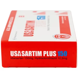 Thuốc Usasartim Plus 150 Ampharco điều trị tăng huyết áp (3 vỉ x 10 viên)