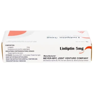 Thuốc Linliptin 5mg Meyer - BPC điều trị đái tháo đường típ 2 (3 vỉ x 10 viên)