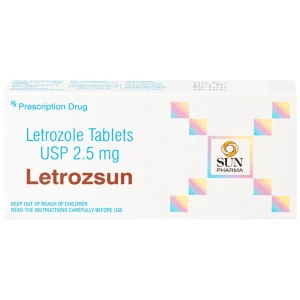 Thuốc Letrozsun 2.5mg Sun Pharma hỗ trợ điều trị ung thư vú (2 vỉ x 14 viên)