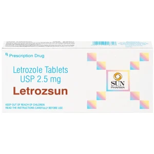 Thuốc Letrozsun 2.5mg Sun Pharma hỗ trợ điều trị ung thư vú (2 vỉ x 14 viên)