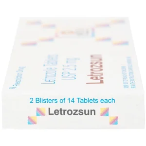 Thuốc Letrozsun 2.5mg Sun Pharma hỗ trợ điều trị ung thư vú (2 vỉ x 14 viên)