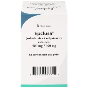 Thuốc Epclusa 400mg/100mg Gilead điều trị viêm gan C mãn tính (28 viên)