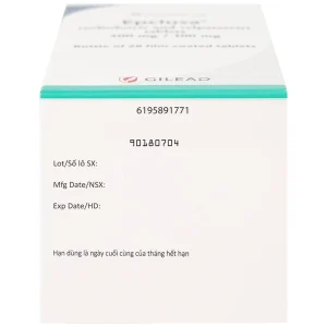 Thuốc Epclusa 400mg/100mg Gilead điều trị viêm gan C mãn tính (28 viên)