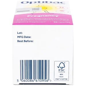Viên uống Optibac Pregnancy bổ sung lợi khuẩn cho đường ruột, hỗ trợ tiêu hóa (30 viên)