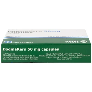 Thuốc DogmaKern 50mg capsules điều trị tâm thần phân liệt cấp và mạn tính (2 vỉ x 15 viên)