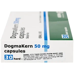 Thuốc DogmaKern 50mg capsules điều trị tâm thần phân liệt cấp và mạn tính (2 vỉ x 15 viên)