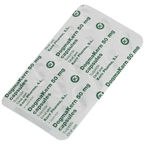 Thuốc DogmaKern 50mg capsules điều trị tâm thần phân liệt cấp và mạn tính (2 vỉ x 15 viên)