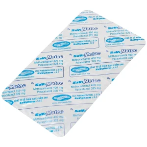 Thuốc SaViMetoc giảm đau do co thắt cơ (3 vỉ x 10 viên)