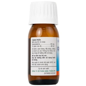 Siro Deslotid OPV trị viêm mũi dị ứng, phản ứng dị ứng da (60ml)