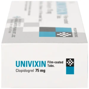 Thuốc Univixin Clopidogrel 75mg Korea United giảm các biến cố do xơ vữa động mạch (3 vỉ x 10 viên)
