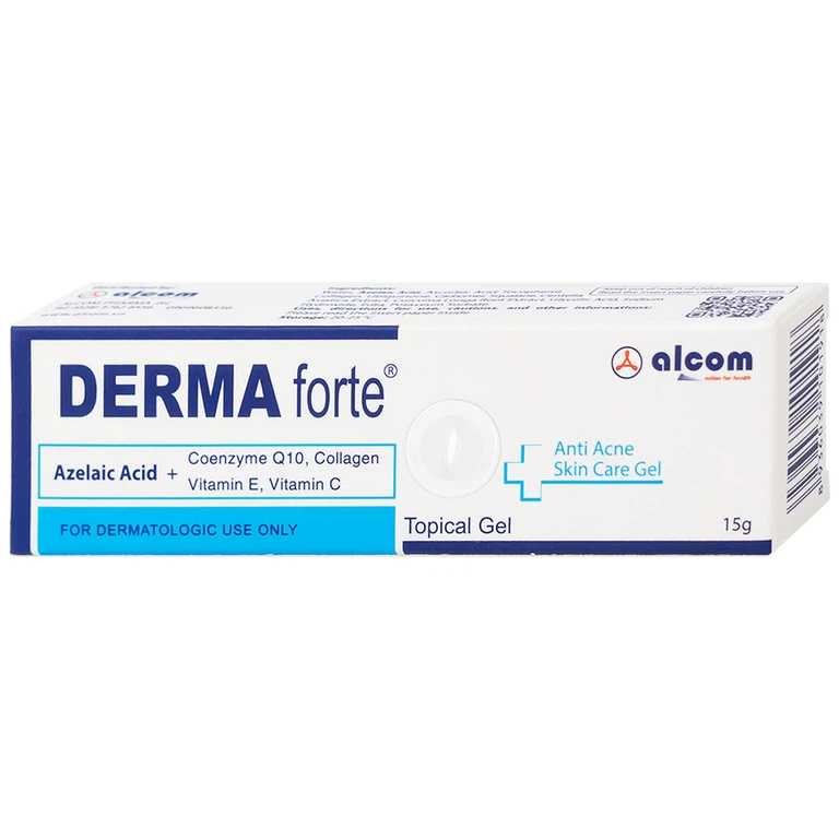 Gel Derma Forte Gamma hỗ trợ làm mờ sẹo, ngừa vết thâm, ngừa tái phát mụn, sạch bã nhờn trên da (15g)