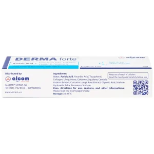 Gel Derma Forte Gamma hỗ trợ làm mờ sẹo, ngừa vết thâm, ngừa tái phát mụn, sạch bã nhờn trên da (15g)