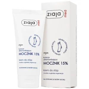 Kem mềm da Ziaja Med Mocznik 15% làm mềm, dưỡng ẩm, chăm sóc da khô (100ml)