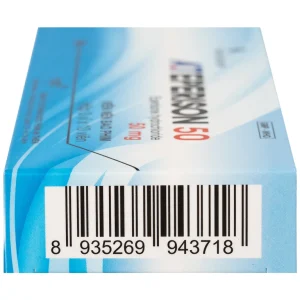 Thuốc A.Teperison 50 An Thiên Pharma điều trị thoái hóa cột sống cổ, bệnh mạch máu não (3 vỉ x 10 viên)