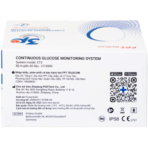 Bộ truyền dữ liệu máy đo đường huyết liên tục 3P
