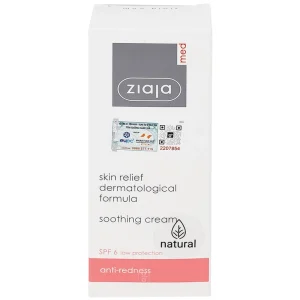 Kem dịu nhẹ ngừa mẫn đỏ Ziaja Med giúp làm dịu nhẹ kích ứng da, giảm mẫn đỏ da, dưỡng ẩm, làm đều màu da (50ml)