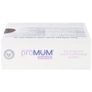 Viên uống proMUM DHA Alg bổ sung DHA cho phụ nữ có thai và cho con bú (3 vỉ x 10 viên)