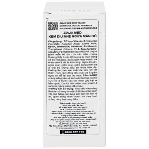 Kem dịu nhẹ ngừa mẫn đỏ Ziaja Med giúp làm dịu nhẹ kích ứng da, giảm mẫn đỏ da, dưỡng ẩm, làm đều màu da (50ml)