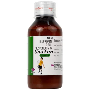 Dung dịch uống Unafen 100mg/5ml Gracure giảm đau, kháng viêm, hạ sốt (100ml)