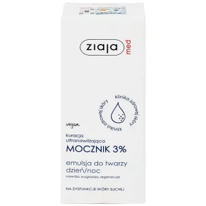 Nhũ tương mềm da 3% Urê Ziaja Med Mocznik 3% làm mềm, dưỡng ẩm, giảm khô da (50ml)