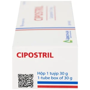 Thuốc mỡ Cipostril 1.5mg Agimexpharm điều trị tại chỗ vảy nến mảng mức độ nhẹ đến vừa (30g)