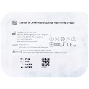 Bộ cảm biến máy đo đường huyết liên tục 3P cho bệnh nhân mắc bệnh tiểu đường tuýp 1 và tuýp 2