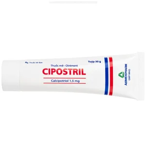 Thuốc mỡ Cipostril 1.5mg Agimexpharm điều trị tại chỗ vảy nến mảng mức độ nhẹ đến vừa (30g)