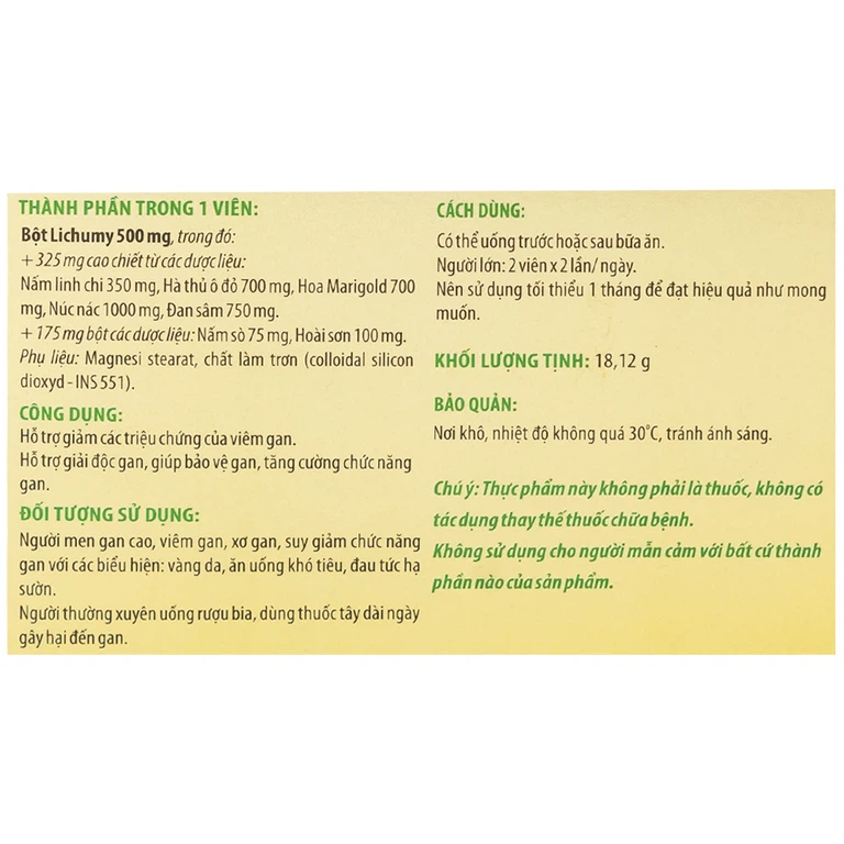 Viên nang cứng Naturenz Gold DHG Pharma hỗ trợ giảm các triệu chứng của viêm gan (3 vỉ x 10 viên)