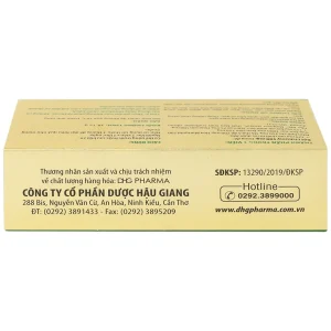 Viên nang cứng Naturenz Gold DHG Pharma hỗ trợ giảm các triệu chứng của viêm gan (3 vỉ x 10 viên)