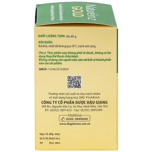 Viên nang cứng Naturenz Gold DHG Pharma hỗ trợ giảm các triệu chứng của viêm gan (100 viên)
