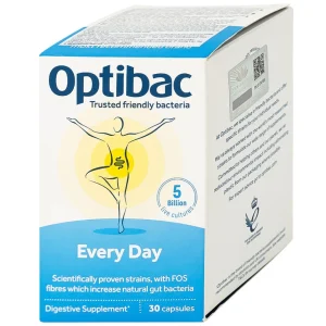 Men vi sinh Optibac Every Day bổ sung lợi khuẩn, hổ trợ tiêu hóa (30 viên)