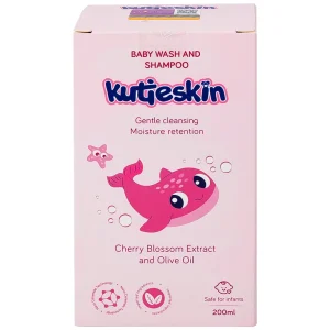 Sữa tắm gội cho bé Kutieskin giúp làm sạch dịu nhẹ, chăm sóc và bảo vệ da bé (200ml)