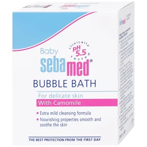 Sữa tắm Baby Sebamed Bubble Bath pH5.5 giúp làm sạch bụi bẩn bám trên da bé (200ml)