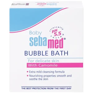 Sữa tắm Baby Sebamed Bubble Bath pH5.5 giúp làm sạch bụi bẩn bám trên da bé (200ml)