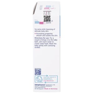 Sữa tắm Baby Sebamed Bubble Bath pH5.5 giúp làm sạch bụi bẩn bám trên da bé (200ml)