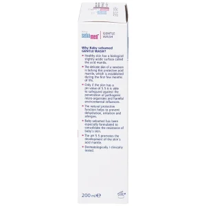Sữa tắm gội dịu nhẹ toàn thân Baby Sebamed Gentle Wash pH5.5 giúp làm sạch bụi bẩn bám trên da bé (200ml)