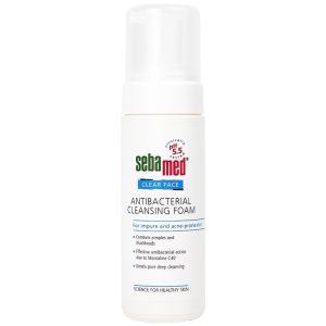 Sữa rửa mặt Clear Face Antibacterial Cleansing Foam Sebamed giúp làm sạch bụi bẩn, bã nhờn và tế bào da chết (150ml)