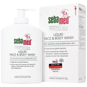 Sữa rữa mặt và tắm toàn thân Liquid Face & Body Wash Sebamed giúp làm sạch bụi bẩn, bã nhờn trên da (300ml)