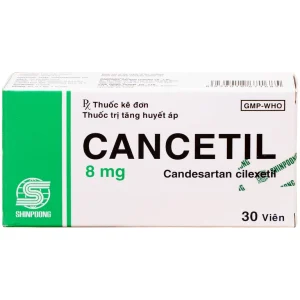 Thuốc Cancetil 8mg Shinpoong Daewoo điều trị tăng huyết áp (30 viên)