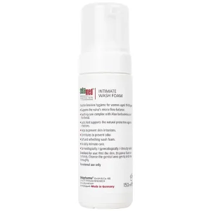 Dung dịch vệ sinh phụ nữ Intimate Wash Foam Sebamed giúp làm sạch dịu nhẹ đa vùng kín, giúp ngăn mùi hôi (200ml)