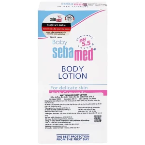 Sữa dưỡng ẩm toàn thân cho bé Baby Sebamed Body Lotion ph 5.5 giúp da không bị khô ráp, dưỡng ẩm toàn thân (200ml)