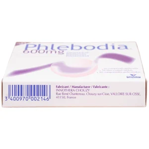 Thuốc Phlebodia 600mg Innothera điều trị trĩ cấp tính, suy tuần hoàn (2 vỉ x 15 viên)